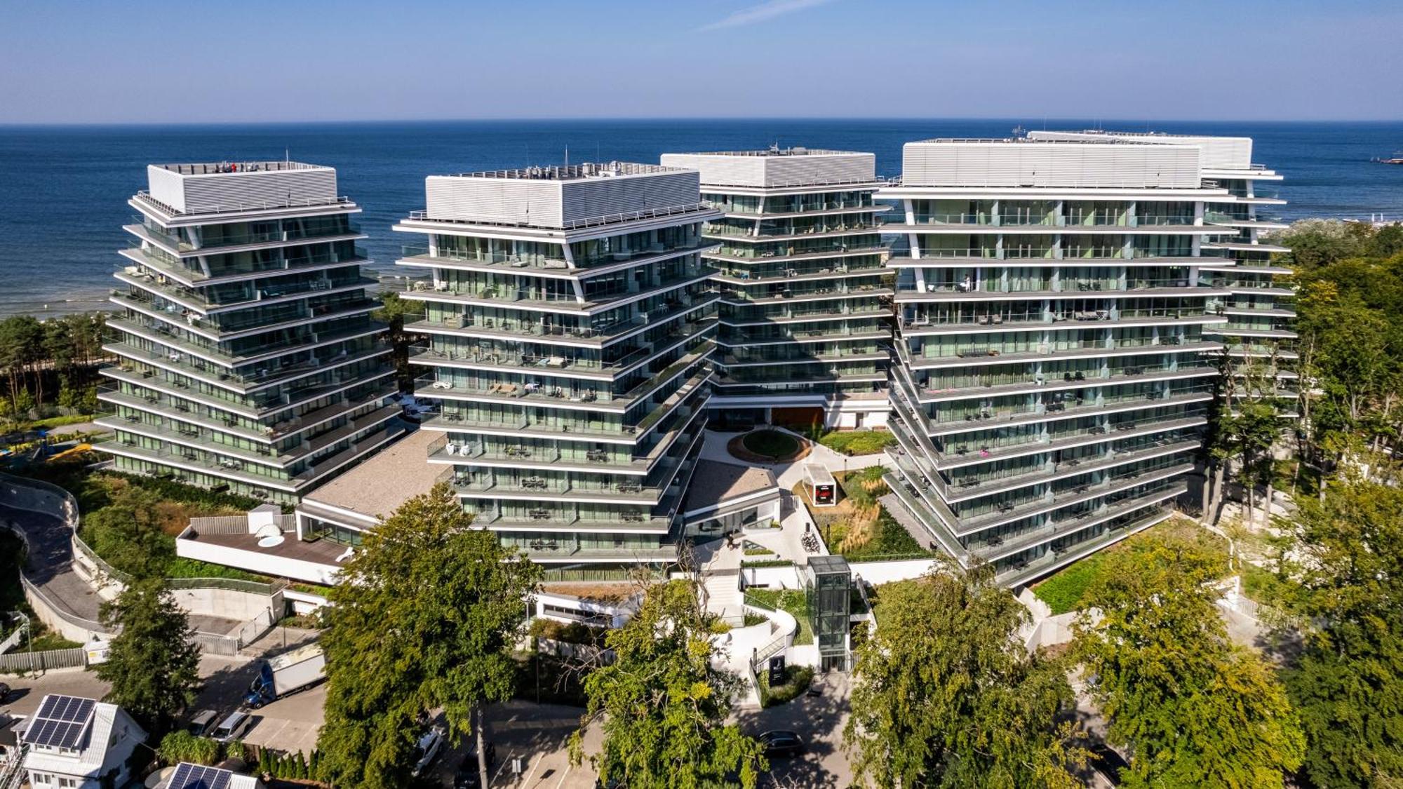 Prywatne Apartamenty Sun & Snow W Wave Z Basenem Мендзыздрое Экстерьер фото
