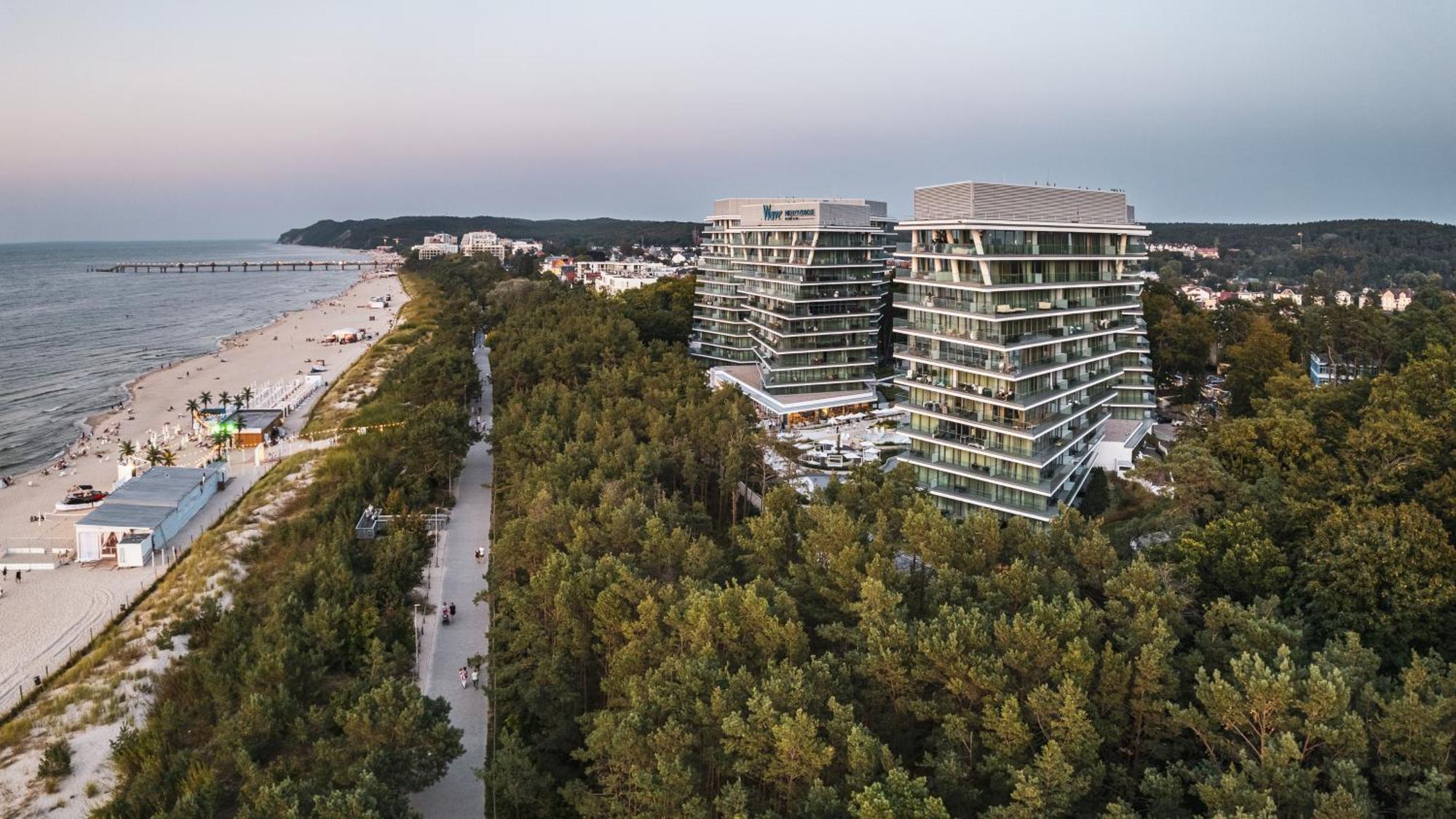 Prywatne Apartamenty Sun & Snow W Wave Z Basenem Мендзыздрое Экстерьер фото