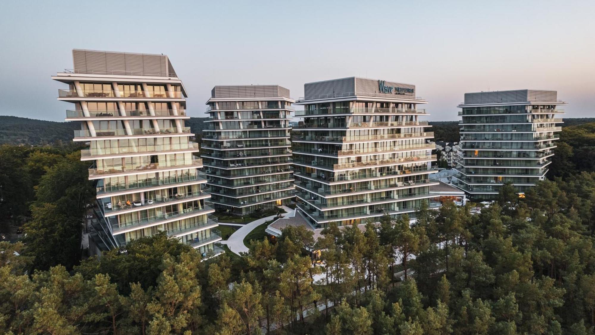 Prywatne Apartamenty Sun & Snow W Wave Z Basenem Мендзыздрое Экстерьер фото