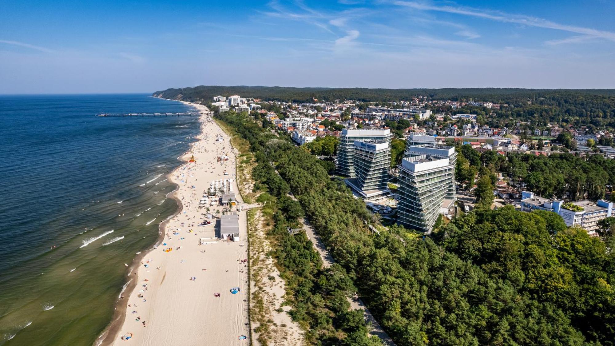 Prywatne Apartamenty Sun & Snow W Wave Z Basenem Мендзыздрое Экстерьер фото